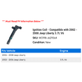 thumbnail image 2 of Ignition Coil - Compatible with 2002 - 2008 Jeep Liberty 3.7L V6 2003 2004 2005 2006 2007, 2 of 2