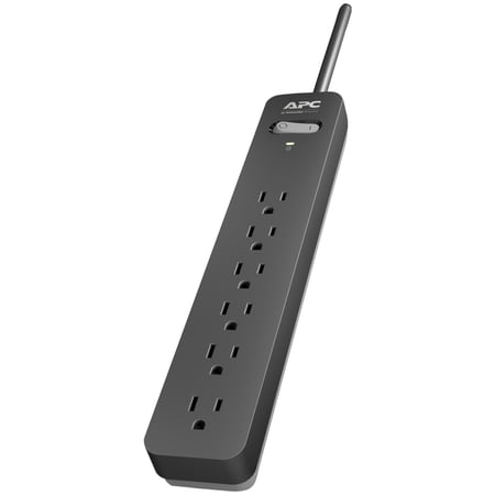 UPC: 0731304336600 | APC PE610 6-Outlet Surgearrest Essential Series Surge Protector (10ft Cord)