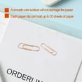 thumbnail image 4 of 100 Paper Clips in Gold Magnetic Clip Dispenser, Gold Paper Clips Holder, 28mm, Gold, 100 Clips Per Box, 4 of 10
