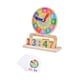 thumbnail image 2 of Reloj didáctico analógico, reloj de madera, juguete con tarjetas, horas y minutos, material didáctico Montessori, reloj de aprendizaje para niños de, 2 of 9
