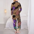 thumbnail image 5 of Lsque Scooby-Doo Pattern Long Sleeve Pajama Set for Women - Soft 2-Piece Sleepwear and Loungewear Set with Pockets, Comfy Nightwear, 5 of 8