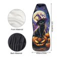 thumbnail image 6 of FUIALDOLG Halloween Cat Pattern Vehicle Seat Covers for Women, Set of 2 Front Seat Cover Non-Slip Breathable Washable Seat Protector, 6 of 12