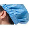 thumbnail image 4 of 4 gorros de taller antiestáticos, a prueba de polvo y para salas blancas, de malla transpirable y poliéster, para trabajo en fábrica, para hombres y mujeres (azul), 4 of 5