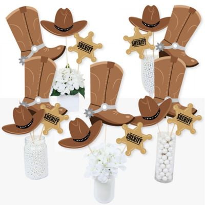 Set of 3 Country Western Cowboy Ranch Themed Scrapbook Paper Craft Card 