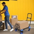 thumbnail image 2 of Ktaxon Chariot à Main Portable 2 en 1, Pliable, Capacité de 330LB, avec Poignée Rétractable, 2 of 22