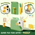 thumbnail image 3 of Herramientas de cocina Montessori Lullulii para niños pequeños, cuchillos para cocinar de verdad, juego de cuchillos con caja de almacenamiento, cuchillos seguros para niños, juego de corte para niñas, 3 of 8