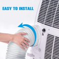 thumbnail image 4 of 15cm Air Conditioner Exhaust Hose Coupler Round Window Adapter, 4 of 5