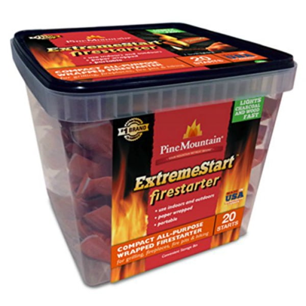 Pine Mountain 4152501040 ExtremeStart Firestarter, 20 Count Walmart