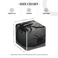 thumbnail image 4 of Yiaed Black Spiders Print Tissue Box Cover, PU Leather Decorative Organizer for Tabletop, Bathroom, Car, Office Creative Decorative, 4 of 7