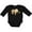 AB-Black, variant on Cute Sloth, Baby Sloth, Lazy Sloth, Sleeping Sloth Boys or Girls Long Sleeve Baby Bodysuit