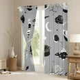 thumbnail image 3 of Feelyou Spaceship Boys Black Out Curtains, Grey Planet Curtains Pack of 2 (42x63 Each), 3 of 6