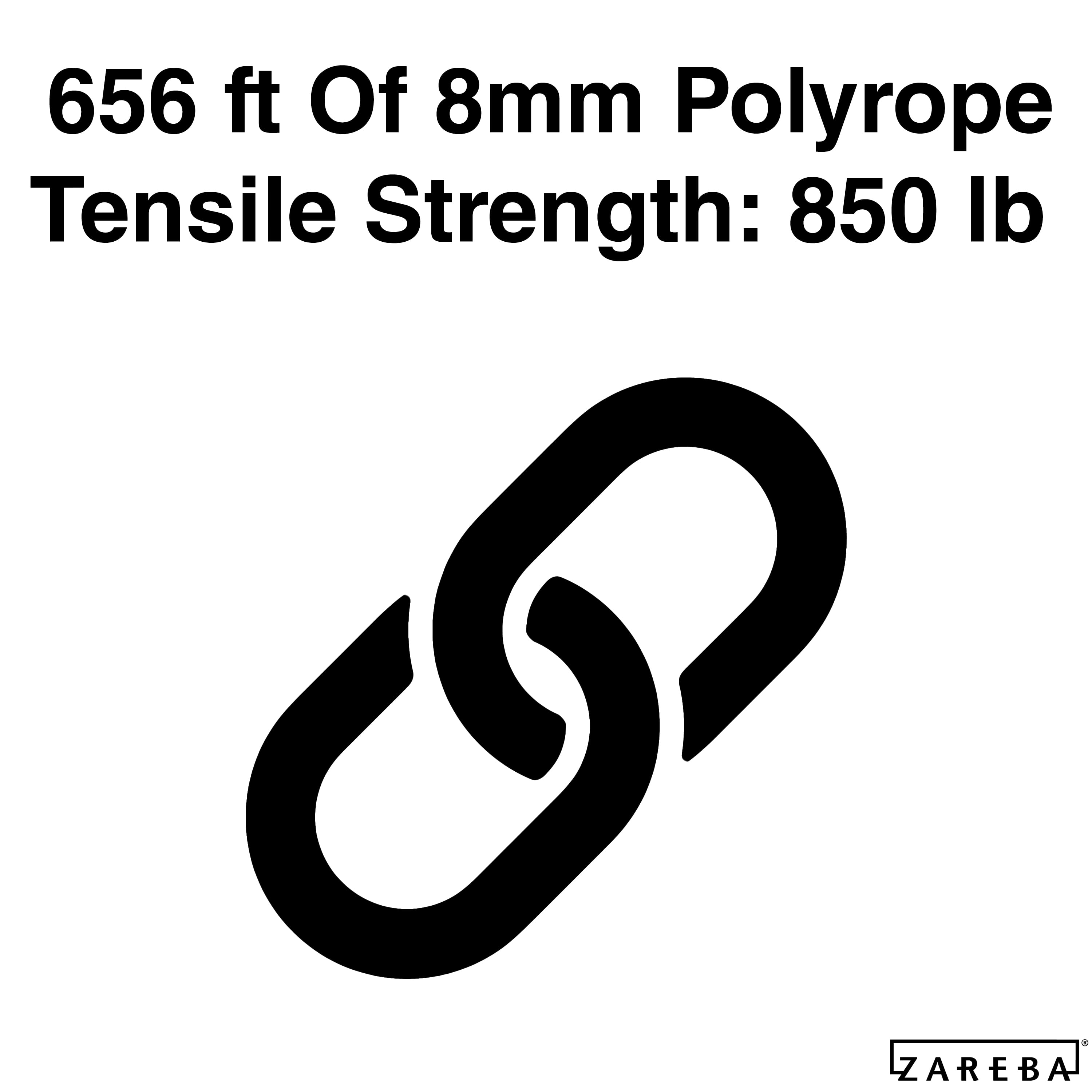 Zareba® Heavy-Duty Sure Shock Polyrope – 656 feet of 8mm Electric Fencing