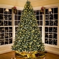 thumbnail image 3 of Patiojoy 9' LED Lights Pre-lit Artificial Christmas Tree PVC Hinged Branches W/ 700 Warm White Lights, 3 of 10