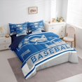 thumbnail image 3 of Castle Fairy Boys Girls Baseball Gaming Twin Bedding Sets 7-Piece,Sport Gamer Bedding Comforter Set Microfiber,Ball Game Breathable Sheet Sets,Breathable Home Decor,Reversible, 3 of 8