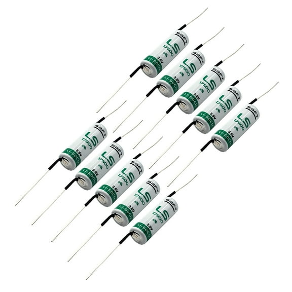 10x SAFT LS17500_AX Size A 3.6V 3600mAh Primary Lithium Cell for RFID, Meter