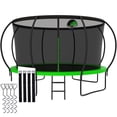thumbnail image 1 of CITYLE Trampoline 12FT 14FT 15FT 16FT 1500LBS Trampoline for Adults Kids Outdoor Trampolines with Basketball Hoop, Enclosure, Easy to Install & Full Galvanized Anti-Rust Coating, 1 of 8