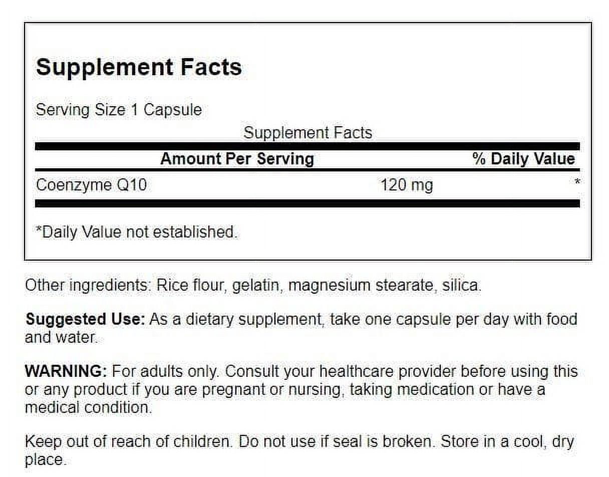 Swanson Coq10 - High Potency 120 mg 100 Caps 2 Pack