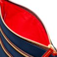 thumbnail image 3 of Bolso Dooney & Bourke para mujer North South con triple cremallera, azul marino, 3 of 6