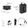 thumbnail image 2 of Amplificador de voz Giecy 30W con batería de 2800 mAh, 2 of 8