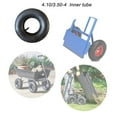 thumbnail image 6 of 2PCS 4.10/3.50-4 Inner Tube for 10" Pneumatic Tires, Hand Trucks, Dolly, Lawn Mowers, Wheelbarrows, Generators,Utility Carts, 6 of 6