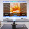 thumbnail image 2 of Proyector Mentech Mini 150 WiFi Bluetooth Android TV 11.0, 2 of 7