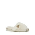 thumbnail image 4 of Fireside by Dearfoams Women's Cairns Genuine Shearling Fuzzy Slide Slipper, 4 of 6