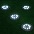 thumbnail image 2 of Labymos 4Pcs Solar Powered Energy Ground Light Outdoor Lamp IP65 Water-resistant 8 LED 20LM Path, 2 of 8