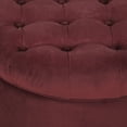 thumbnail image 6 of HomePop Large Tufted Round Storage Ottoman, Multiple Colors, 6 of 10