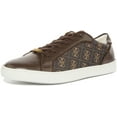 thumbnail image 6 of Guess Lezzeno Men's 4G Logo Print Synthetic Casual Trainers In Brown Size 9, 6 of 6