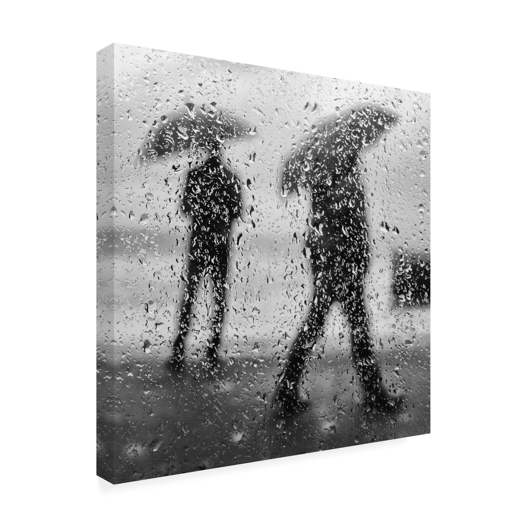 Trademark Fine Art Josefina Melo In The Rain Canvas Wall Art