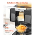 thumbnail image 2 of KFFKFF Snowflake Ice Machine, 44LBS/24H Snowflake Ice Maker, Ice-Shaver Machine with Stainless Steel Blade, Electric Snow Cone Maker with 0.2 Gal Tank, 60S Fast Pre-Cooling, 2 of 9