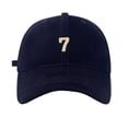 thumbnail image 2 of Spring/Summer Big Head Soft Top 7 Digital Solid Duck Tongue Hat Baseball Hat, 2 of 3