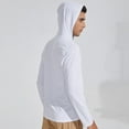 thumbnail image 4 of Dovford Men's UPF 50+ Hoodie Shirts Rash Guard Long Sleeve Sun Protection SPF Fishing Shirt UV for Athletic Running Swim 2025, 4 of 4