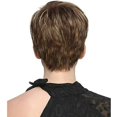 thumbnail image 4 of Female Short Straight Pixie Wig Brown Layered Wigs, 4 of 4