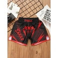 thumbnail image 5 of Rswnyirn Kids Boxing Kickboxing Shorts MMA Martial Arts Bottom Sport Underpant Type K 11-12, 5 of 7