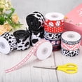 thumbnail image 4 of Unique Bargains 10 Yards Ribbon for Gift Wrapping, 22mm Baseball Ribbons for Crafts Wedding Decoration Gifts, Red, 4 of 5