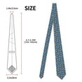 thumbnail image 3 of Gaeub Hot Dog 1 Men's Classic Woven Jacquard Necktie Perfect for Weddings & Parties, 3 of 7