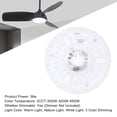 thumbnail image 4 of 8.66 Inch 36W Dimmable Round Ceiling Fan LED Light Replacement Panel 3 Color Temperature LED Light Engine Retrofit for Home, 4 of 7