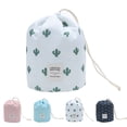 thumbnail image 2 of Drawstring Makeup Bag Portable Travel Storage Bag Cosmetic Organizer for Women, 2 of 6