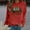 Red, variant on EchfiProm Merry Christmas Sweatshirts for Women Graphic Plus Size Sweatshirt Oversized Letter Print Pullover Womens Clothes Long Sleeve