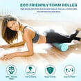 thumbnail image 6 of Yes4All 18inch Exercise Foam Roller EVA Teal V2, 6 of 8