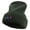 Dk Green, variant on Colorful Fish Hook Embroidered 12 Inch Long Knitted Beanie - Black OSFM