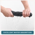 thumbnail image 4 of Casa Platino Washcloths 6 Pack, Premium 100% Cotton Washcloths Highly Absorbent Wash Cloths for Bathroom - Cool grey, 4 of 7