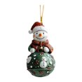 thumbnail image 2 of Christmas Flat Decoration Santa Claus Car Pendant Home Decoration Acrylic Pendant Car Interior Backpack Pendant, 2 of 7