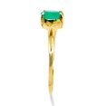 thumbnail image 2 of 14K Yellow Gold Emerald Birthstone Ring, 2 of 3