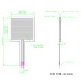 thumbnail image 4 of Resistive Pressure Sensor, 20g-10kg 2pcs  Force Sensor, For Industry Use Home Use, 4 of 8