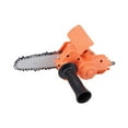 thumbnail image 5 of oshhni Electric Chain Saw Handheld Woodworking Cutter for Pruning Tree Logging Orange, 5 of 9