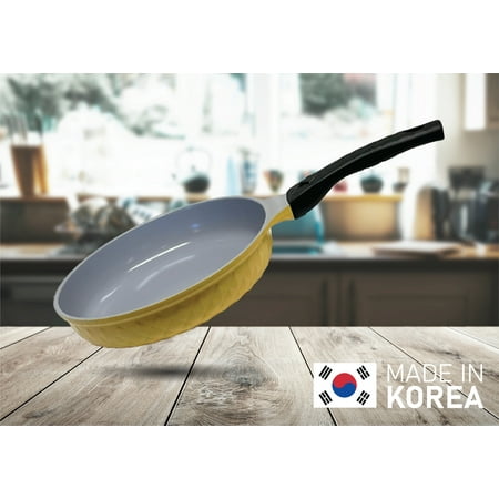 

10 Ceramic Coating Interior and Exterior Cooking Frying Pan Made In Korea