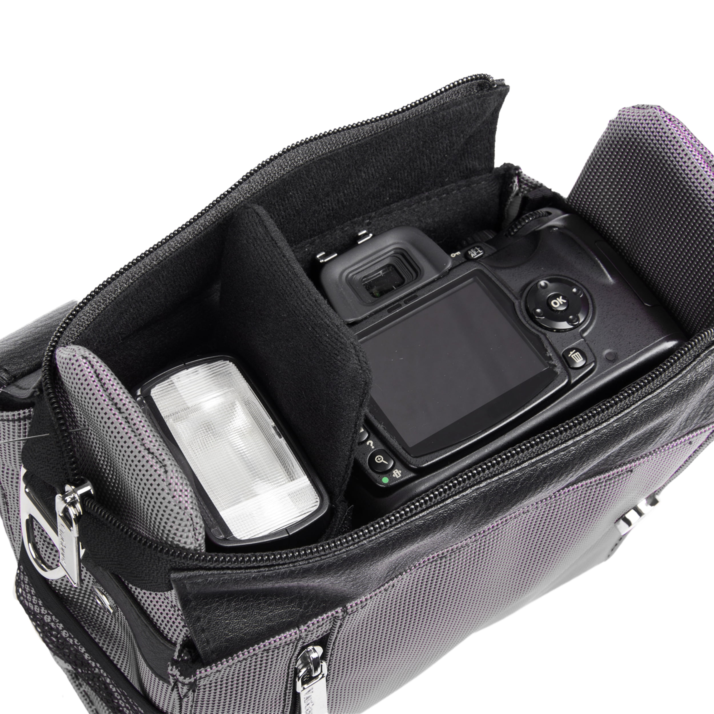 VANGODDY Metric Zippered Nylon Camera Carrying Case Shoulder Bag for Nikon D8 Series / D7 Series / D6 Series