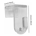 thumbnail image 3 of Transparent Window Hooks Set of 20 Pack Clip On Decoration Hangers for Window Frame Fits Up To 0.67 Inch Thickness Clear Hanging Solution for Holiday Lights Garlands and Window Decorations, 3 of 6
